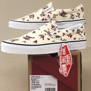 Vans Classic Slip On Ditsy Floral Womens 7.5